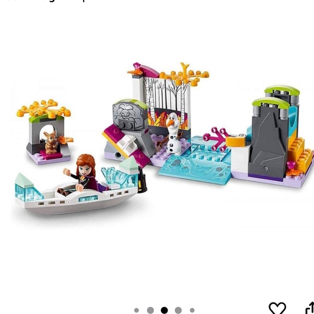 LEGO Disney Frozen II Anna’s Canoe Expedition 41165 Frozen Adventure Building